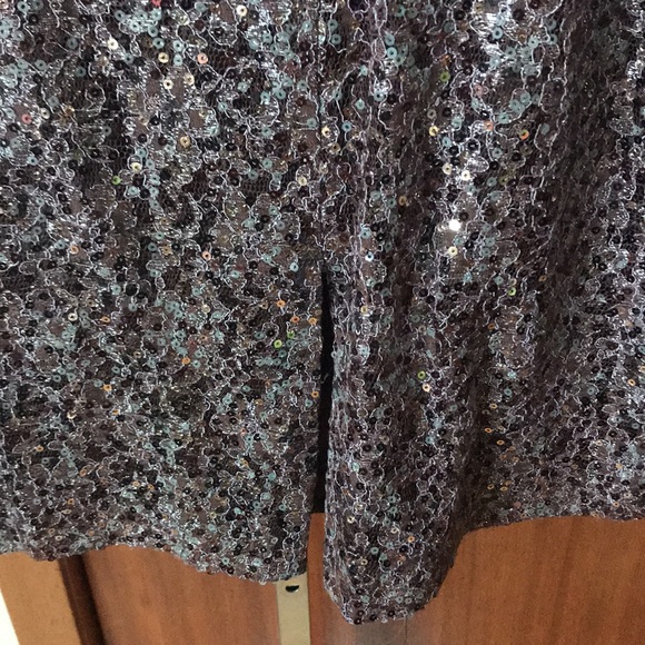 Sequin midi skirt in earth tones - Picture 5 of 8